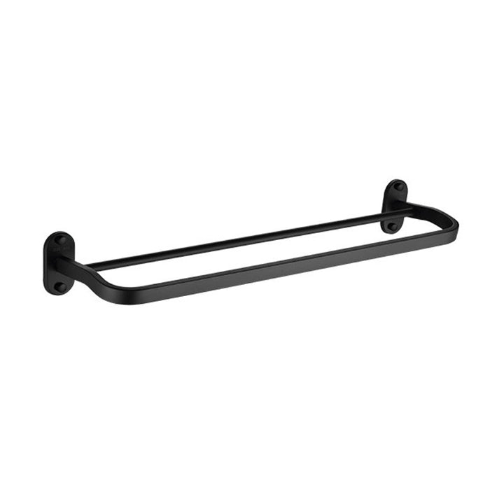 Lisslune | Modern Bathroom Accessory Set Bath Shelf Towel Holder Matte Black Bath Hardware Set