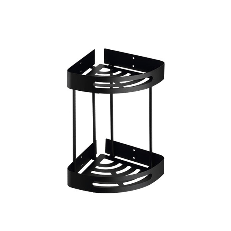 Lisslune | Modern Bathroom Accessory Set Bath Shelf Towel Holder Matte Black Bath Hardware Set