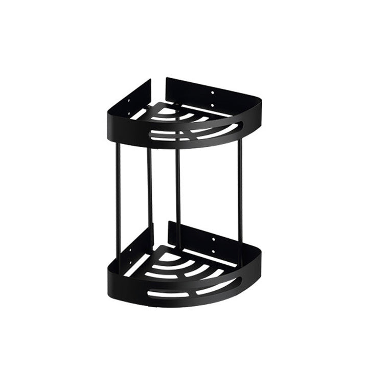 Lisslune | Modern Bathroom Accessory Set Bath Shelf Towel Holder Matte Black Bath Hardware Set