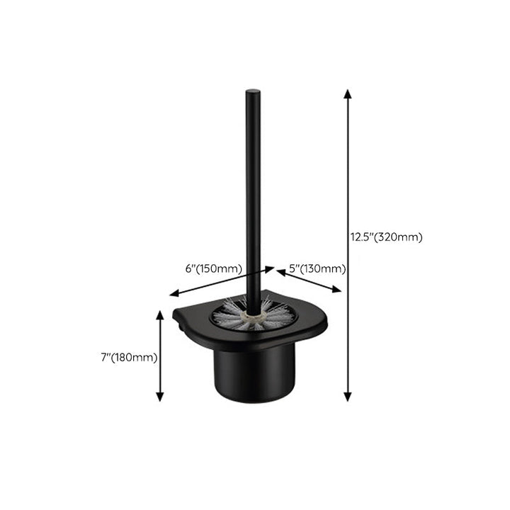 Lisslune | Modern Bathroom Accessory Set Bath Shelf Towel Holder Matte Black Bath Hardware Set
