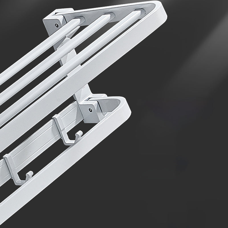 Lisslune | Modern Bathroom Accessories Set Towel Bar Bathroom Shelf White Bathroom Accessories Set