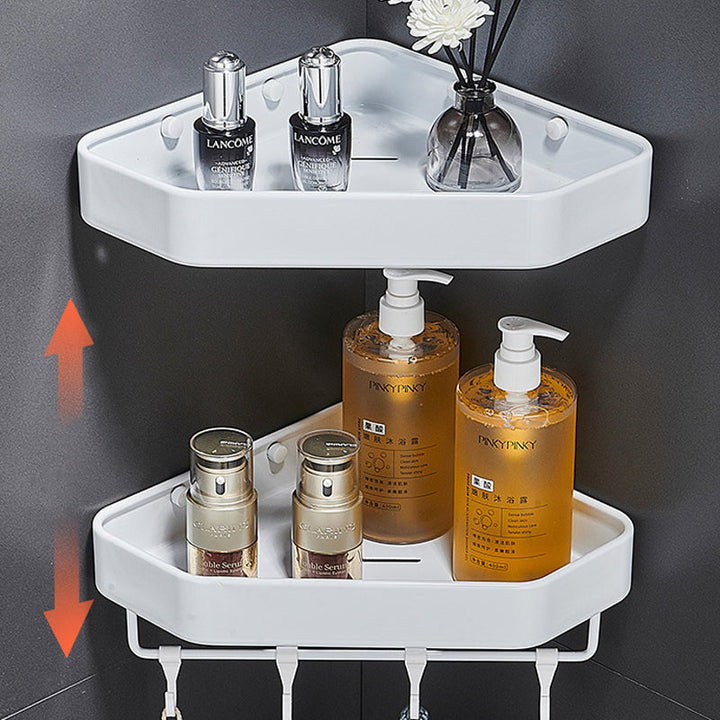 Lisslune | Modern Bathroom Accessories Set Towel Bar Bathroom Shelf White Bathroom Accessories Set