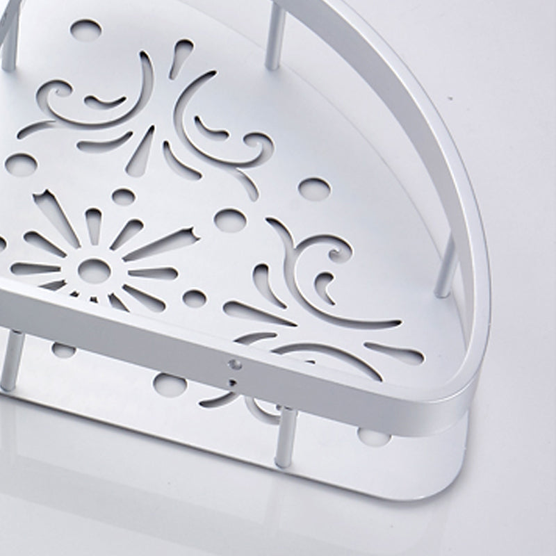 Lisslune | Silver Contemporary Bathroom Hardware Set Stainless Steel Aluminum Bathroom Set
