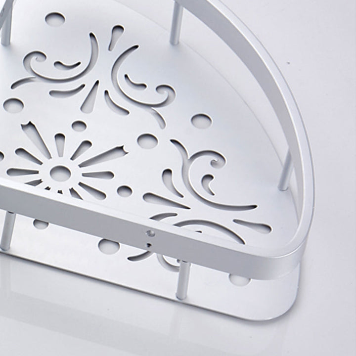 Lisslune | Silver Contemporary Bathroom Hardware Set Stainless Steel Aluminum Bathroom Set