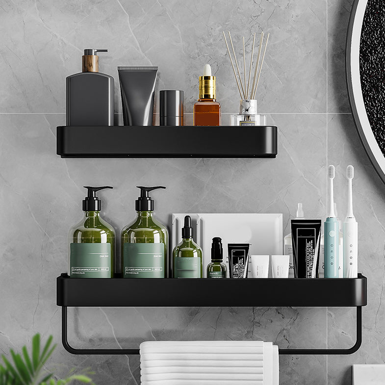 Lisslune | Contemporary Bathroom Accessories Hardware Set Aluminum Bathroom Shelf