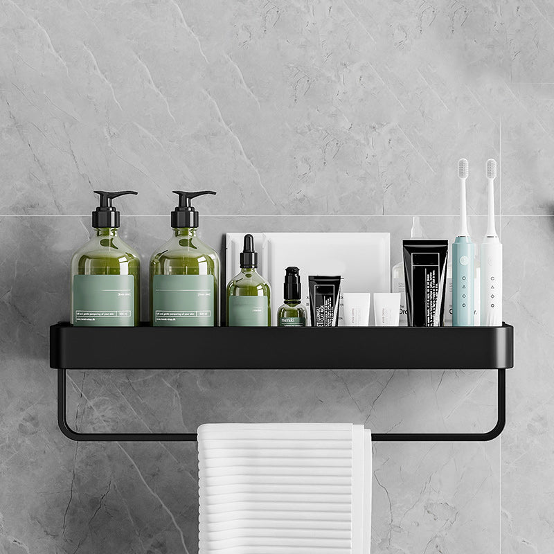 Lisslune | Contemporary Bathroom Accessories Hardware Set Aluminum Bathroom Shelf