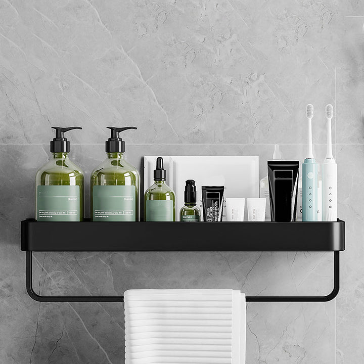 Lisslune | Contemporary Bathroom Accessories Hardware Set Aluminum Bathroom Shelf