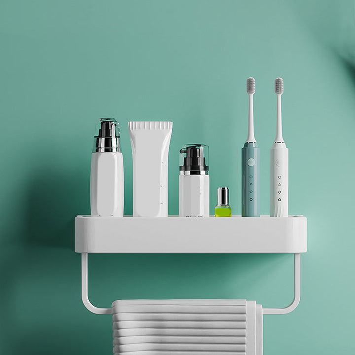 Lisslune | Contemporary Bathroom Accessories Hardware Set Aluminum Bathroom Shelf