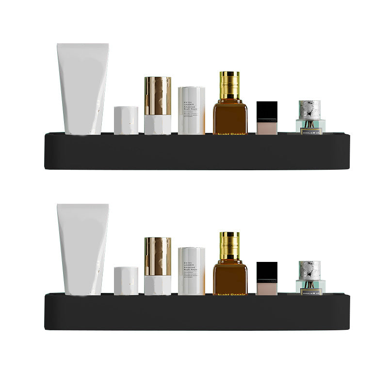 Lisslune | Contemporary Bathroom Accessories Hardware Set Aluminum Bathroom Shelf
