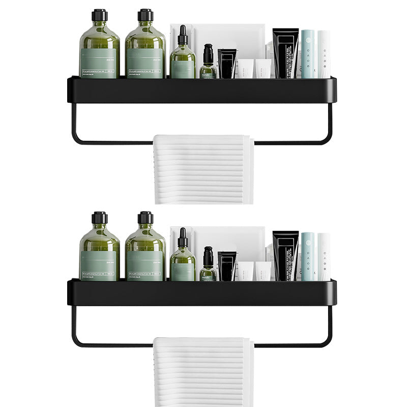 Lisslune | Contemporary Bathroom Accessories Hardware Set Aluminum Bathroom Shelf