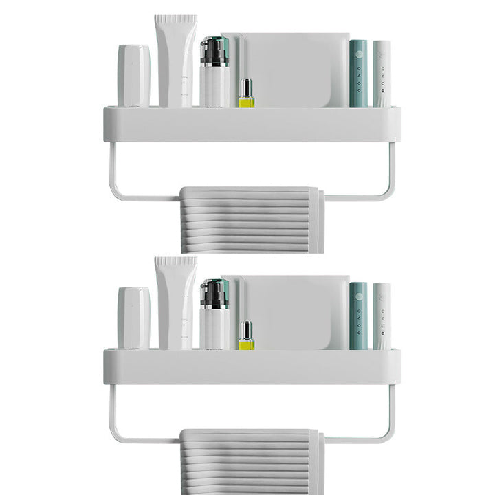 Lisslune | Contemporary Bathroom Accessories Hardware Set Aluminum Bathroom Shelf