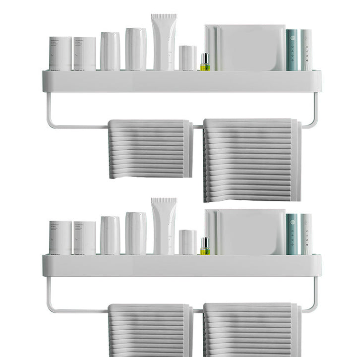Lisslune | Contemporary Bathroom Accessories Hardware Set Aluminum Bathroom Shelf