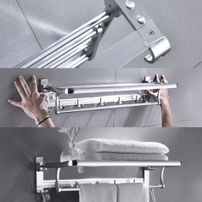 Lisslune | Traditional Bath Shelf Bathroom Accessories Hardware Set Stainless Steel Bathroom Set