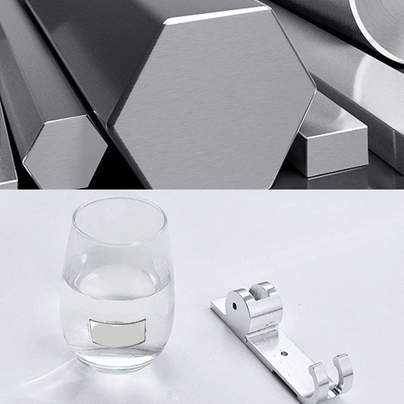 Lisslune | Traditional Bath Shelf Bathroom Accessories Hardware Set Stainless Steel Bathroom Set