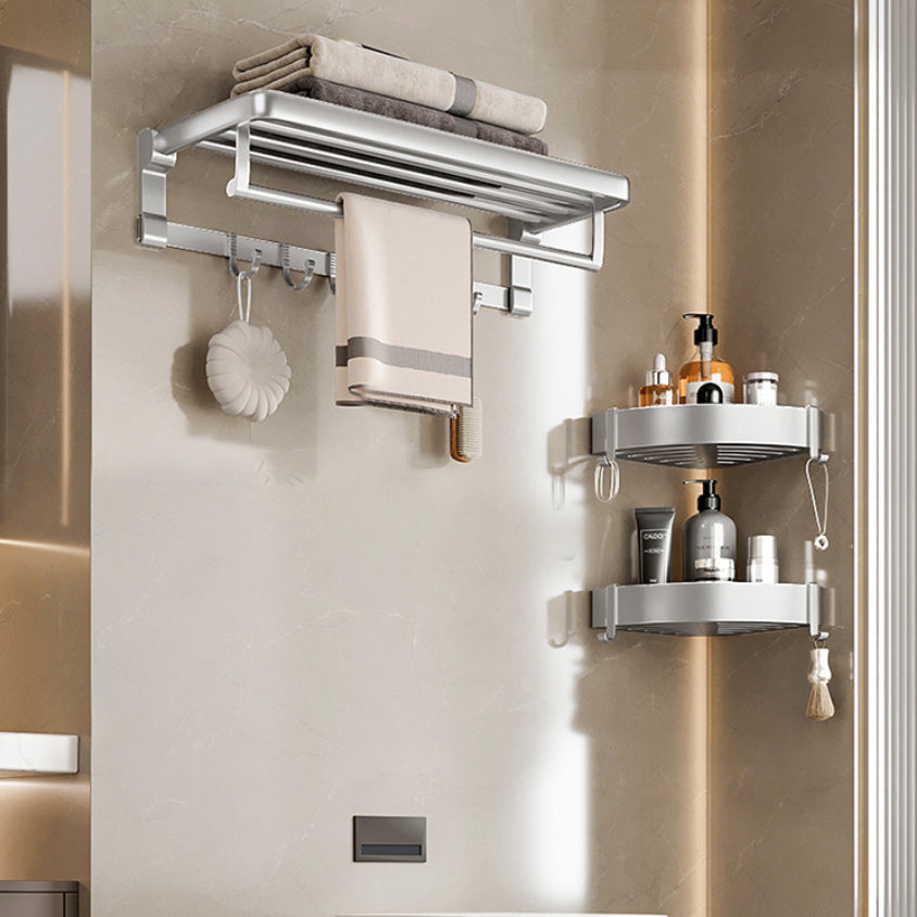 Lisslune | Traditional Bath Shelf Bathroom Accessories Hardware Set Stainless Steel Bathroom Set