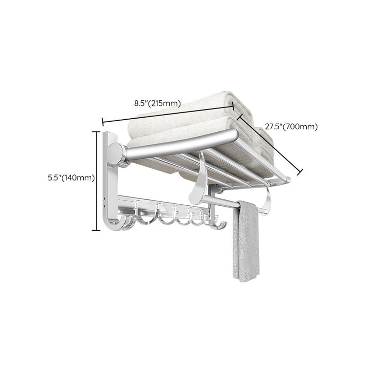 Lisslune | Traditional Bath Shelf Bathroom Accessories Hardware Set Stainless Steel Bathroom Set