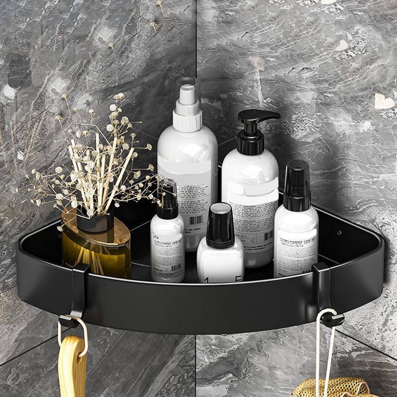 Lisslune | Modern Black-White Metal Bath Hardware Set Bath Rack Bathroom Hardware Set
