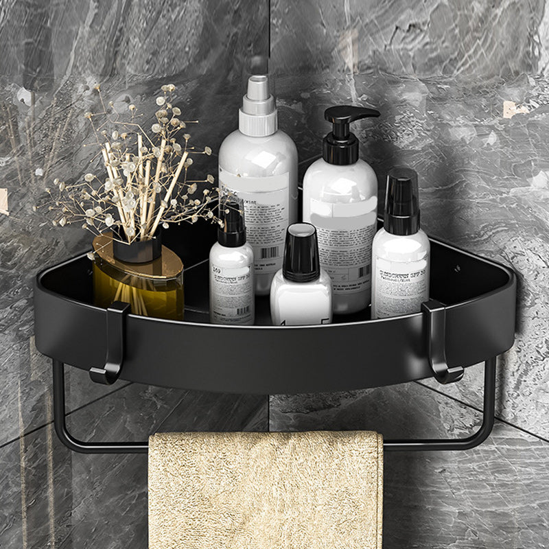 Lisslune | Modern Black-White Metal Bath Hardware Set Bath Rack Bathroom Hardware Set