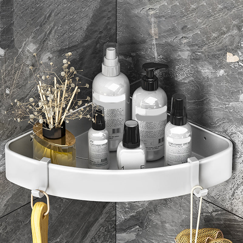 Lisslune | Modern Black-White Metal Bath Hardware Set Bath Rack Bathroom Hardware Set