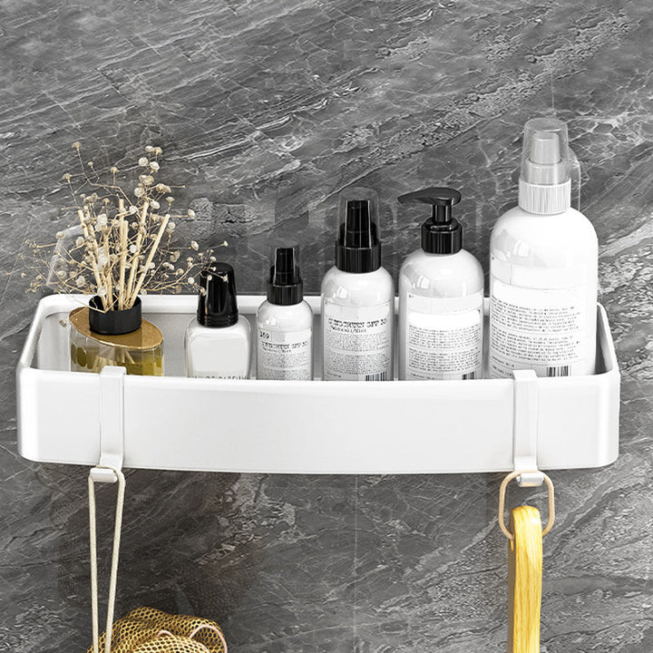 Lisslune | Modern Black-White Metal Bath Hardware Set Bath Rack Bathroom Hardware Set