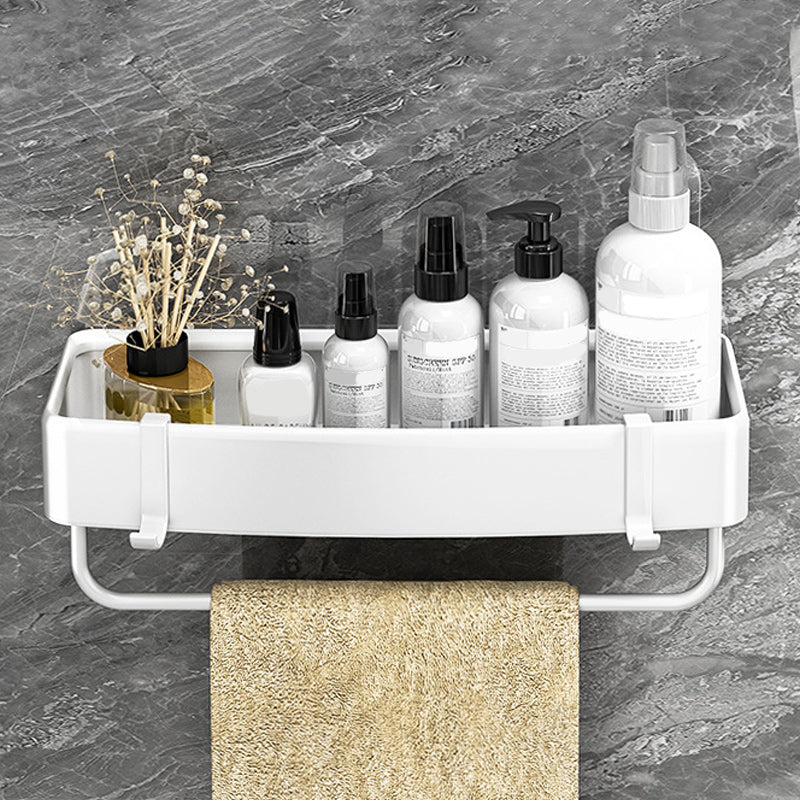 Lisslune | Modern Black-White Metal Bath Hardware Set Bath Rack Bathroom Hardware Set