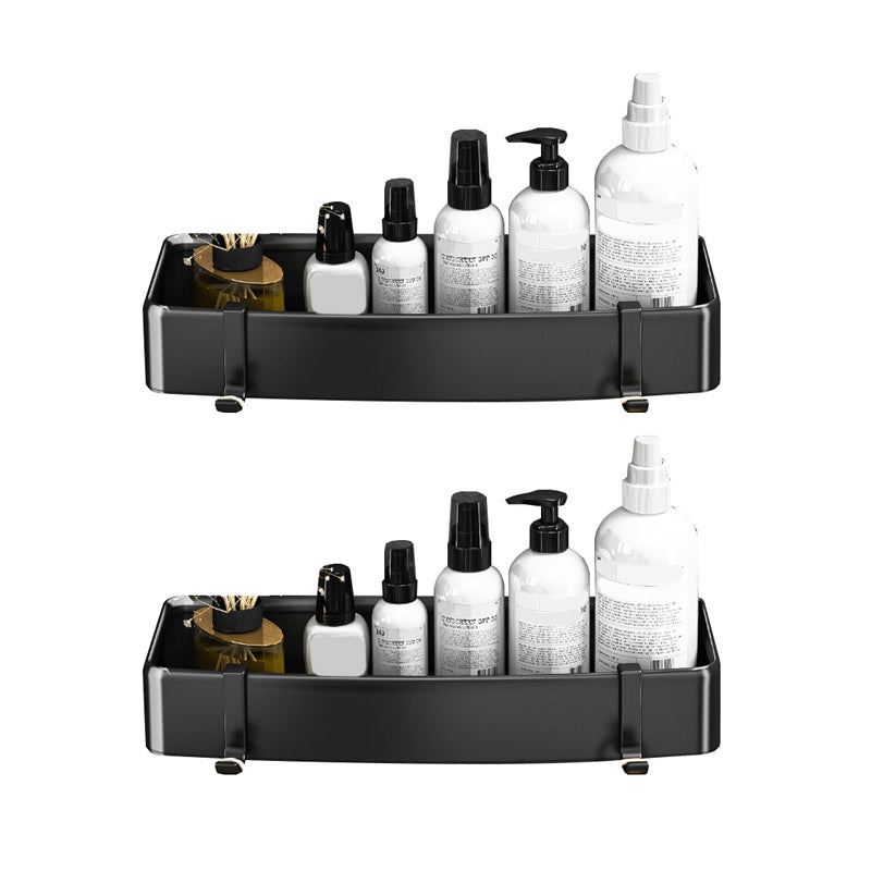 Lisslune | Modern Black-White Metal Bath Hardware Set Bath Rack Bathroom Hardware Set
