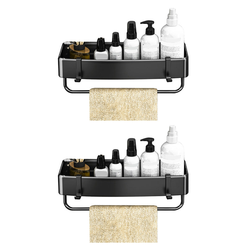 Lisslune | Modern Black-White Metal Bath Hardware Set Bath Rack Bathroom Hardware Set