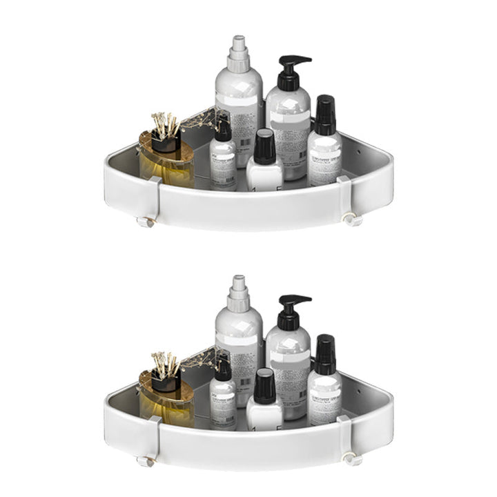 Lisslune | Modern Black-White Metal Bath Hardware Set Bath Rack Bathroom Hardware Set
