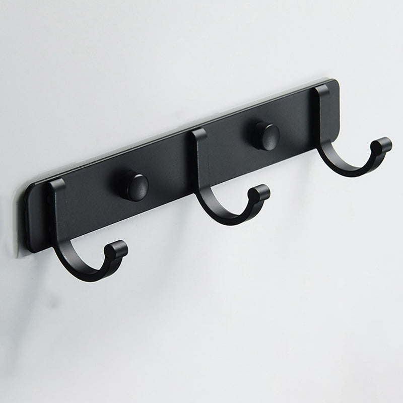 Lisslune | Modern Bathroom Accessories Set Silver/Black Bathroom Accessory Kit