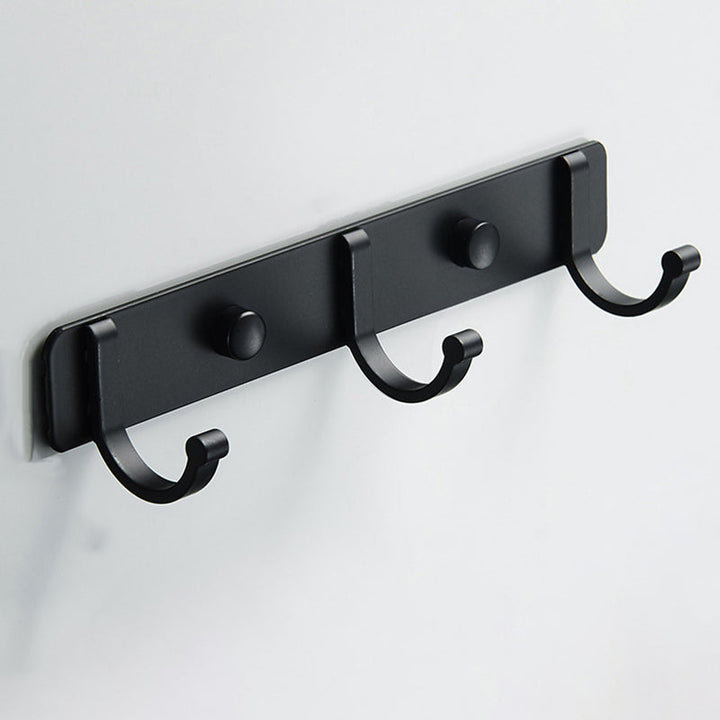 Lisslune | Modern Bathroom Accessories Set Silver/Black Bathroom Accessory Kit