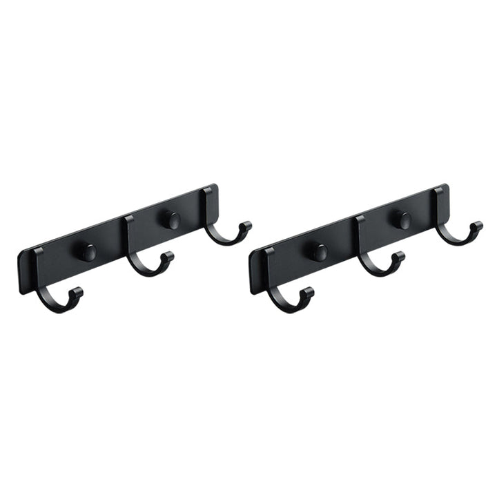 Lisslune | Modern Bathroom Accessories Set Silver/Black Bathroom Accessory Kit