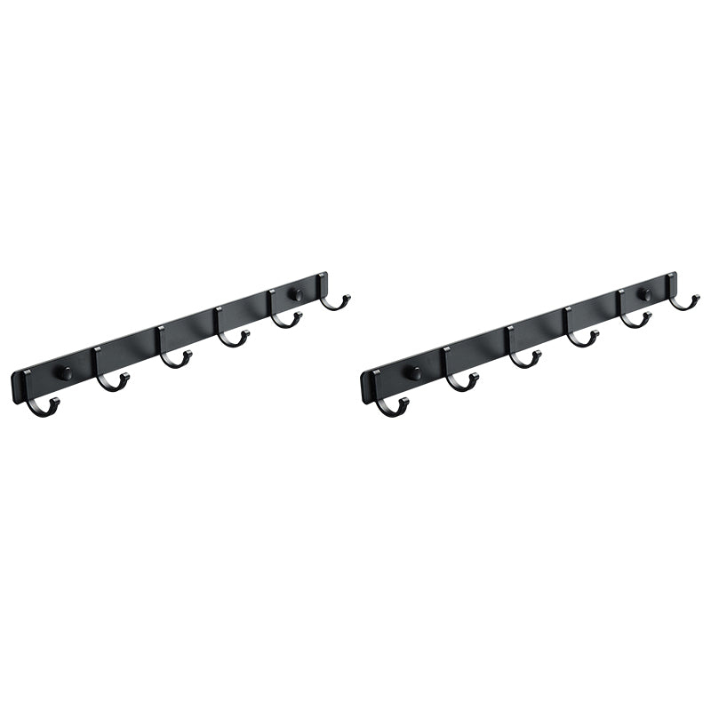 Lisslune | Modern Bathroom Accessories Set Silver/Black Bathroom Accessory Kit