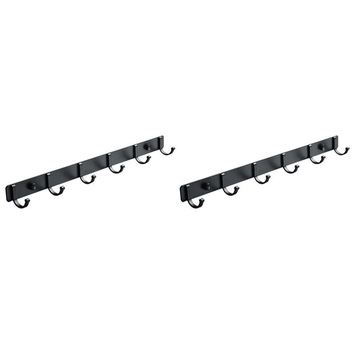 Lisslune | Modern Bathroom Accessories Set Silver/Black Bathroom Accessory Kit