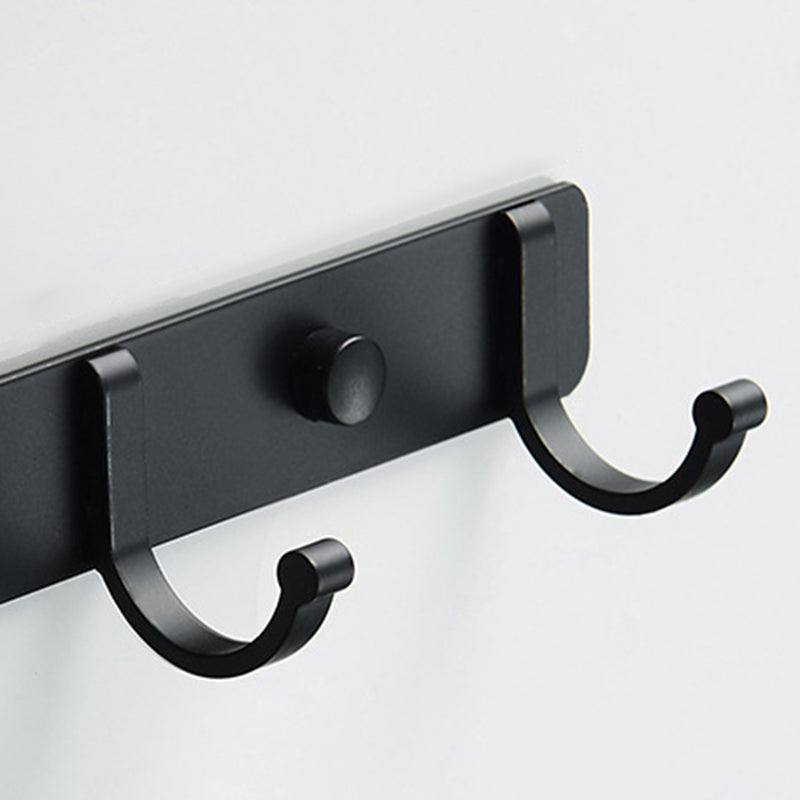 Lisslune | Modern Bathroom Accessories Set Silver/Black Bathroom Accessory Kit