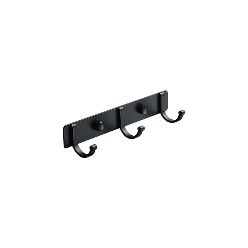 Lisslune | Modern Bathroom Accessories Set Silver/Black Bathroom Accessory Kit