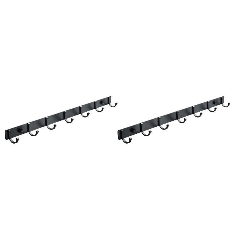 Lisslune | Modern Bathroom Accessories Set Silver/Black Bathroom Accessory Kit
