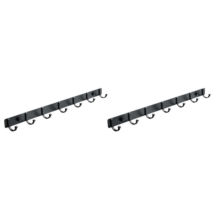 Lisslune | Modern Bathroom Accessories Set Silver/Black Bathroom Accessory Kit
