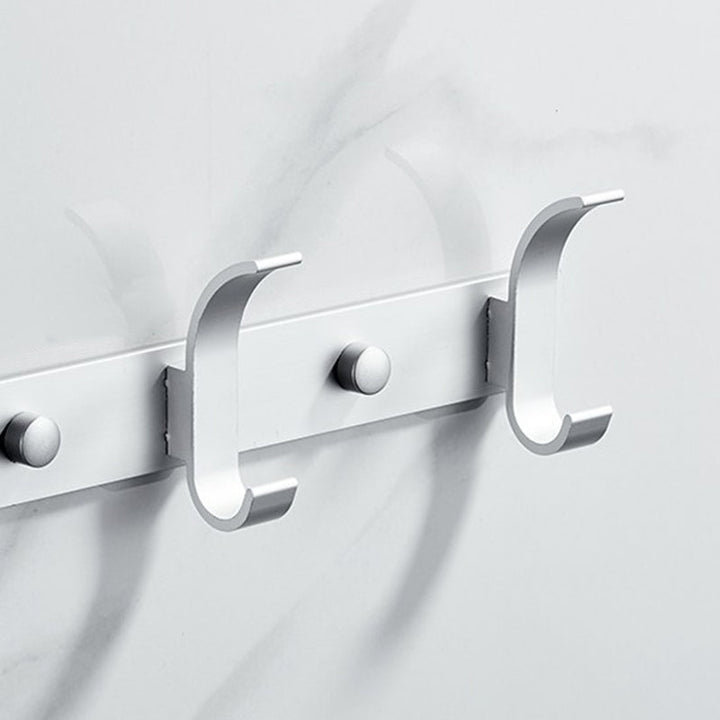 Lisslune | Modern Bathroom Accessories Set Silver/Black Bathroom Accessory Kit