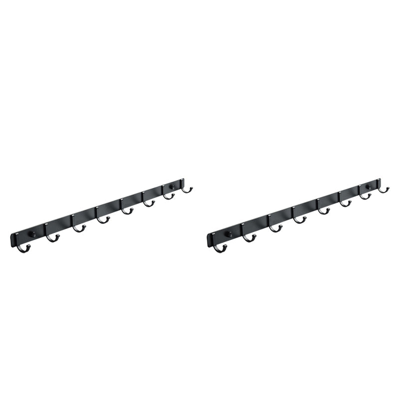Lisslune | Modern Bathroom Accessories Set Silver/Black Bathroom Accessory Kit
