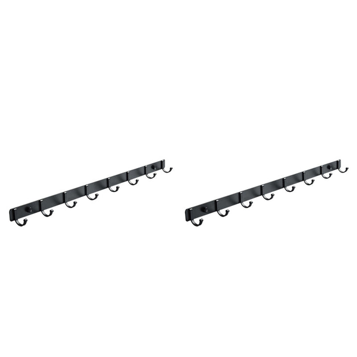 Lisslune | Modern Bathroom Accessories Set Silver/Black Bathroom Accessory Kit