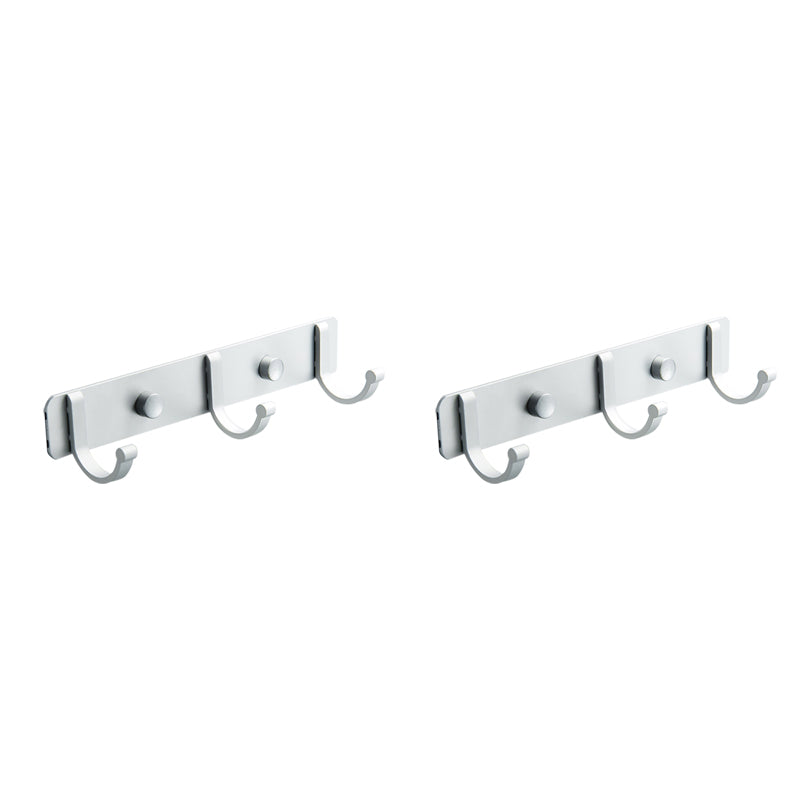Lisslune | Modern Bathroom Accessories Set Silver/Black Bathroom Accessory Kit