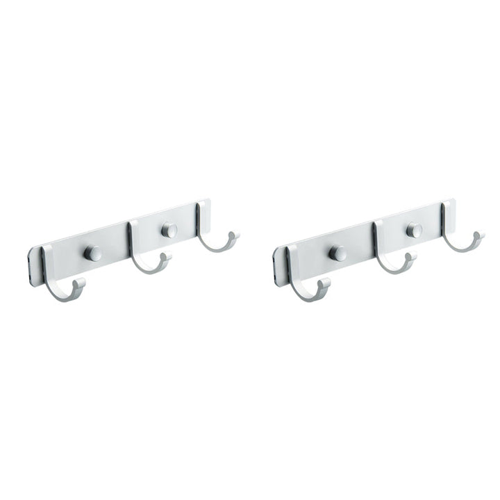 Lisslune | Modern Bathroom Accessories Set Silver/Black Bathroom Accessory Kit