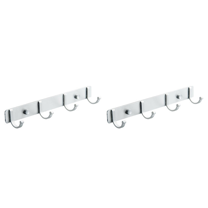 Lisslune | Modern Bathroom Accessories Set Silver/Black Bathroom Accessory Kit