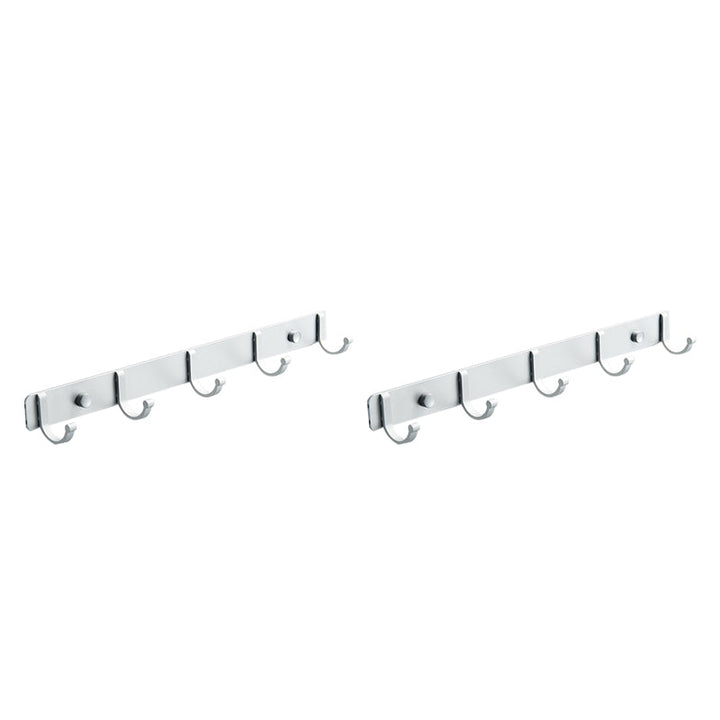 Lisslune | Modern Bathroom Accessories Set Silver/Black Bathroom Accessory Kit