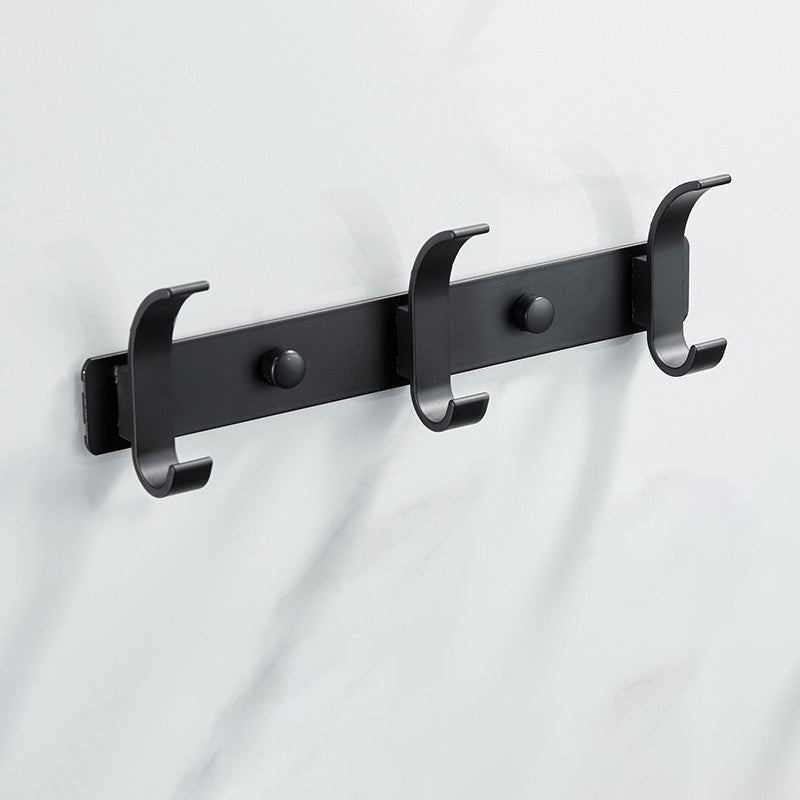 Lisslune | Modern Bathroom Accessories Set Silver/Black Bathroom Accessory Kit