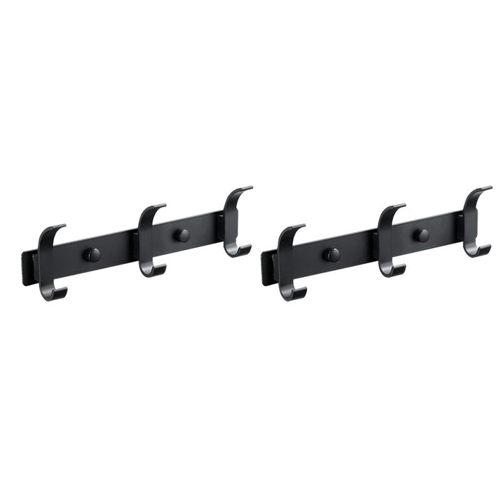 Lisslune | Modern Bathroom Accessories Set Silver/Black Bathroom Accessory Kit