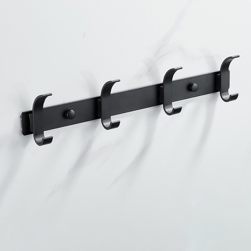 Lisslune | Modern Bathroom Accessories Set Silver/Black Bathroom Accessory Kit