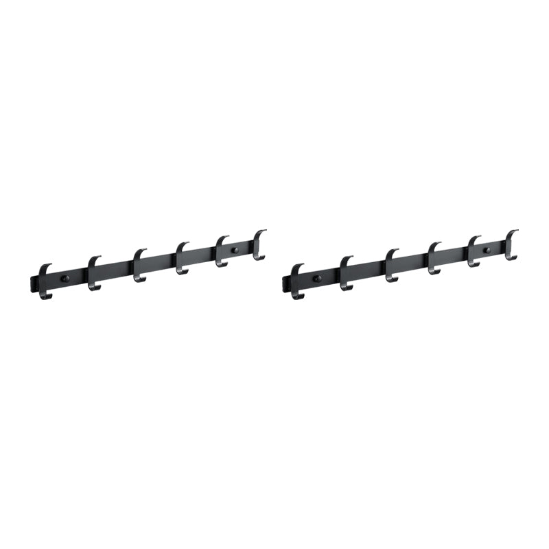 Lisslune | Modern Bathroom Accessories Set Silver/Black Bathroom Accessory Kit