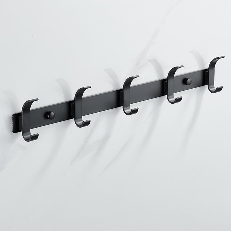 Lisslune | Modern Bathroom Accessories Set Silver/Black Bathroom Accessory Kit