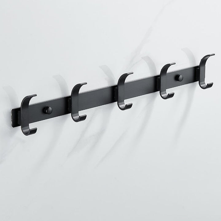 Lisslune | Modern Bathroom Accessories Set Silver/Black Bathroom Accessory Kit